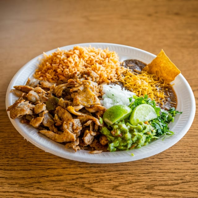 Pollo Asado Plate.