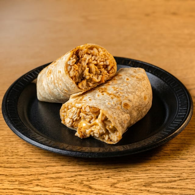 Pollo Asado Burrito.