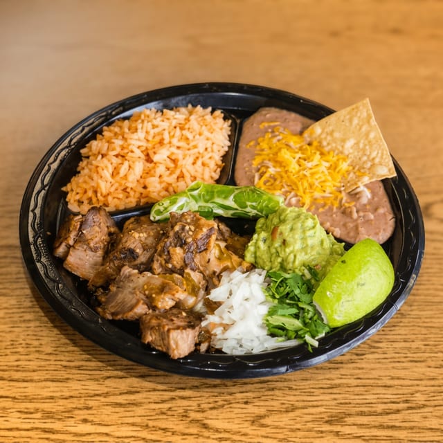 Carnitas Plate.