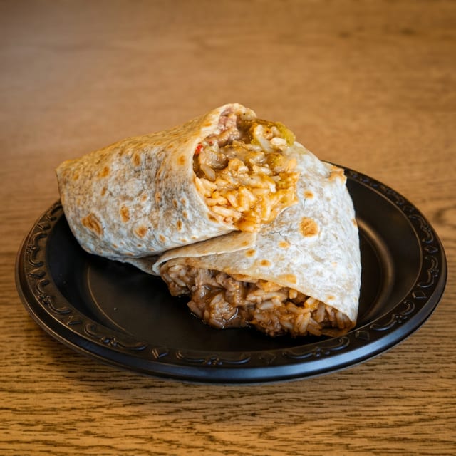 Chile Verde Burrito.