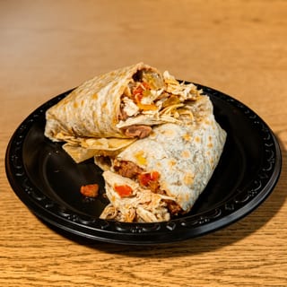 Shredded Chicken Burrito