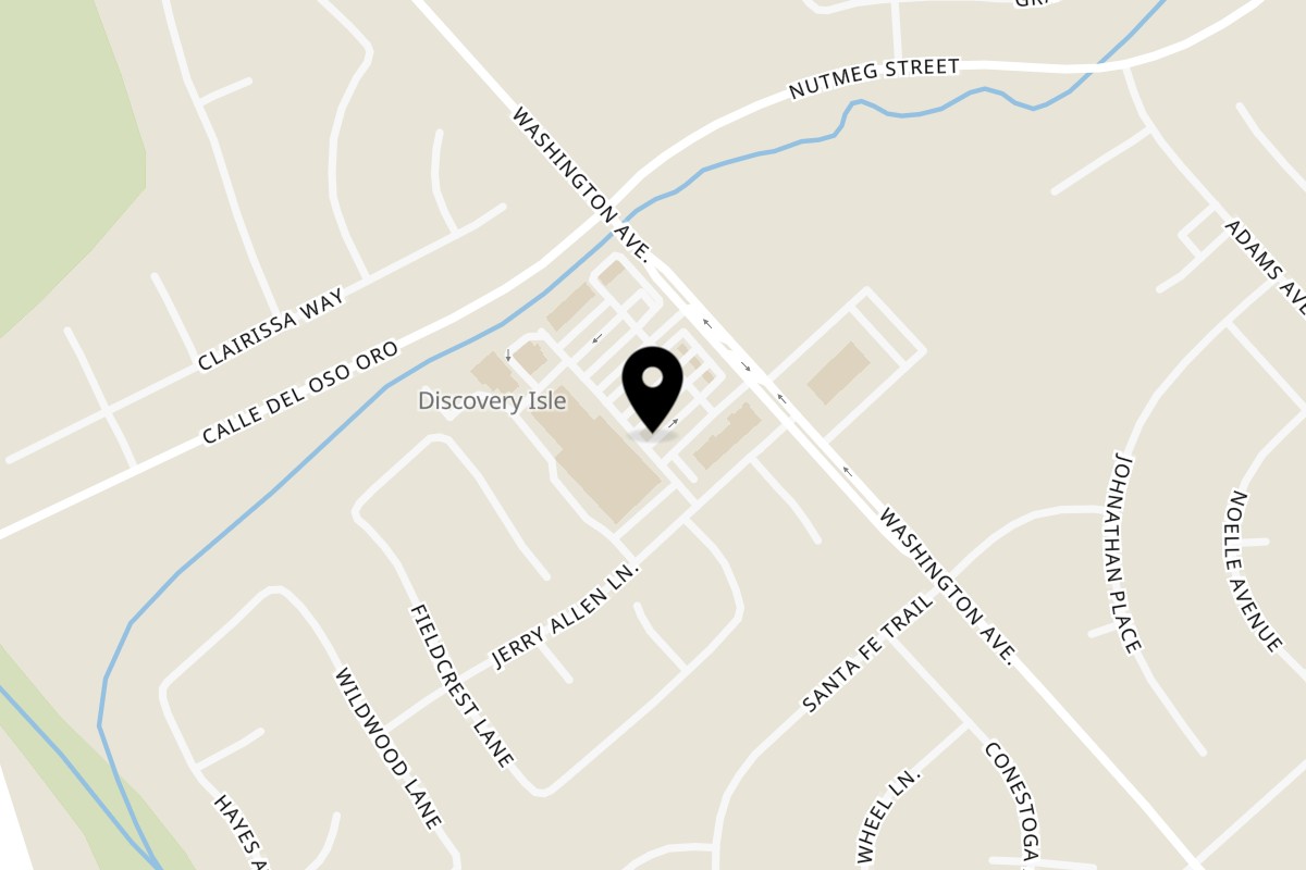 Map showing the location of El Ranchito Taco Shop on 23811 Washington Ave in Murrieta